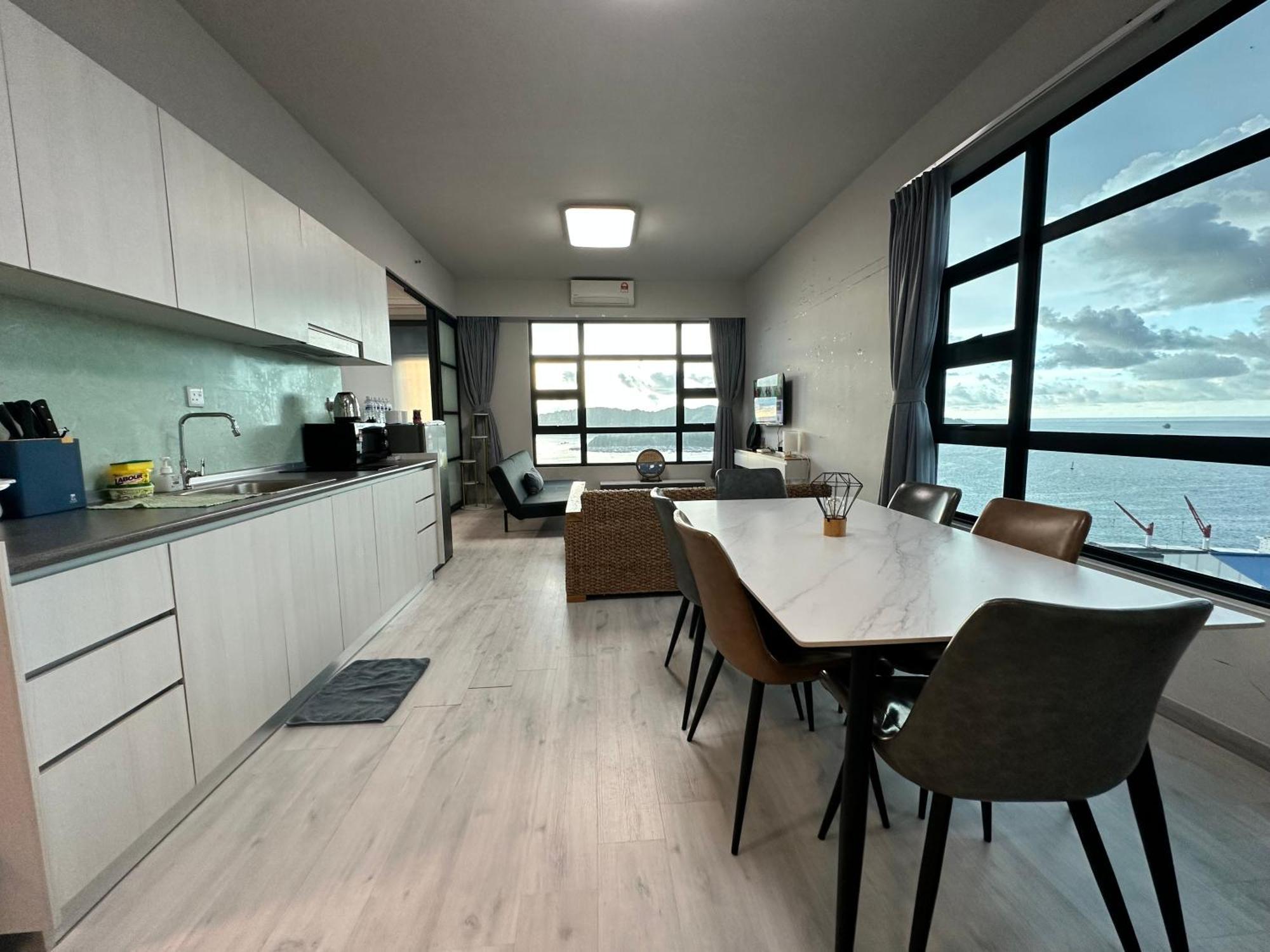 L Homestay Jesseltonquay Jq Kk City亚庇市区中心民宿2房1厕 Kota Kinabalu Zewnętrze zdjęcie